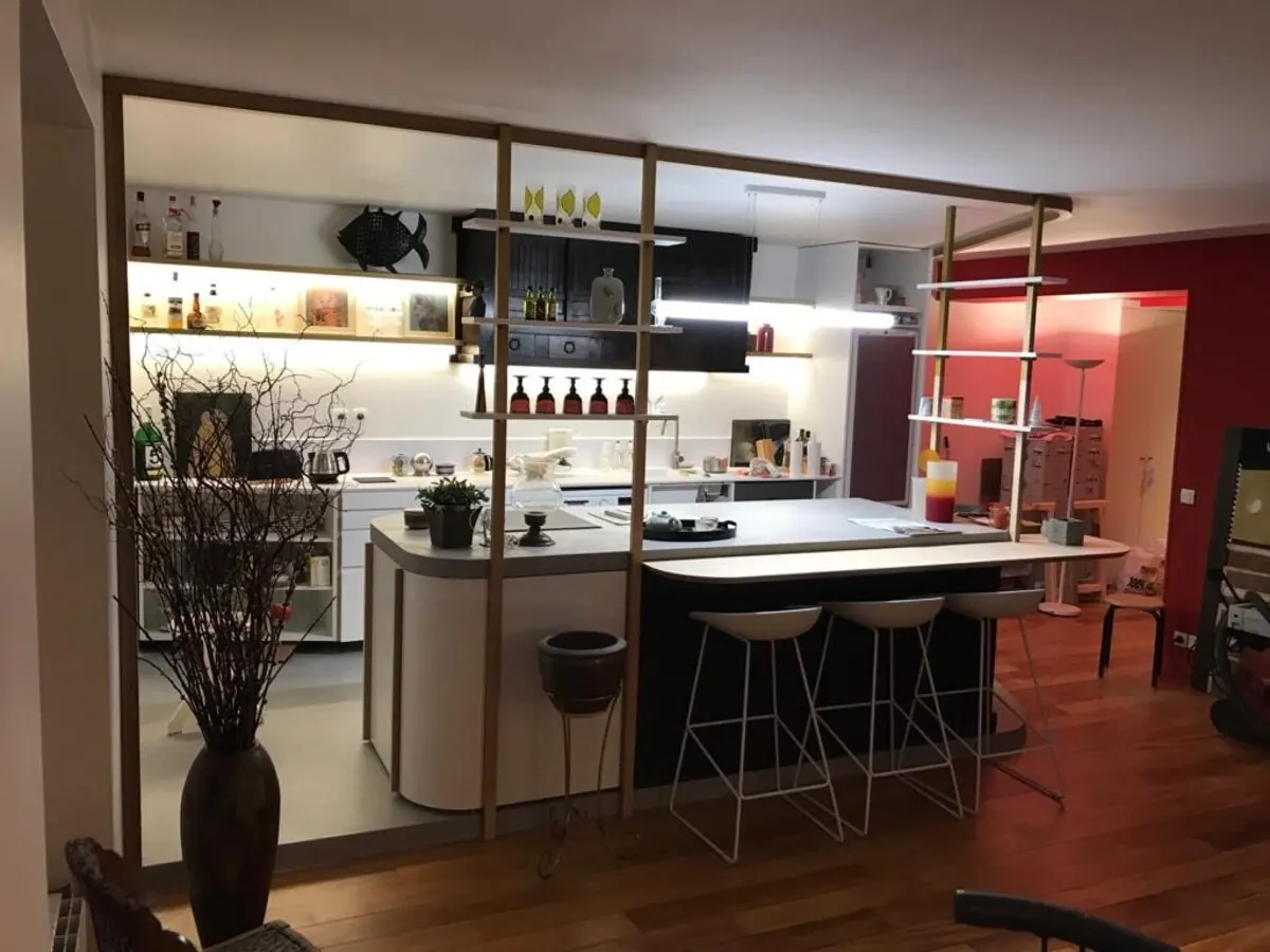 Cuisine avec bar