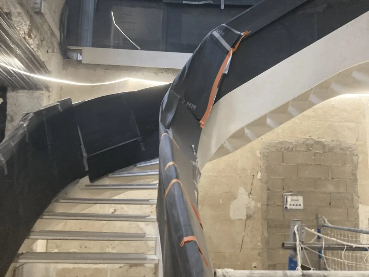 Escalier béton