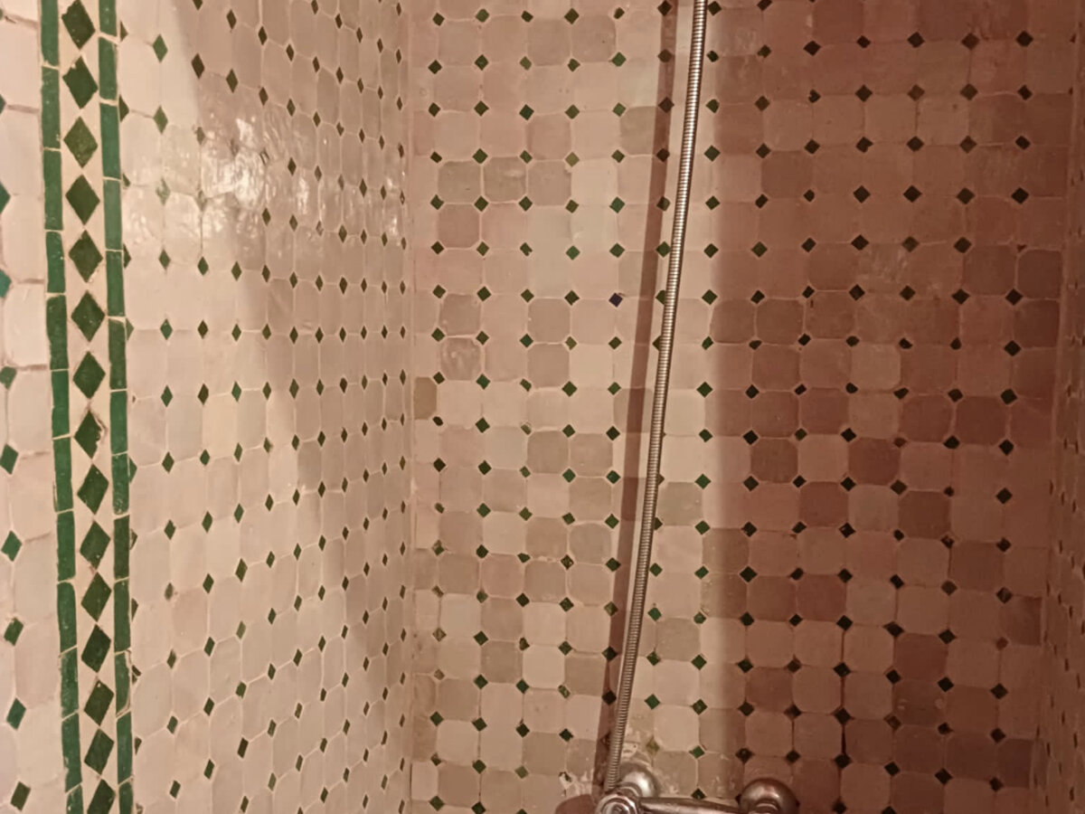 Douche mosaïque