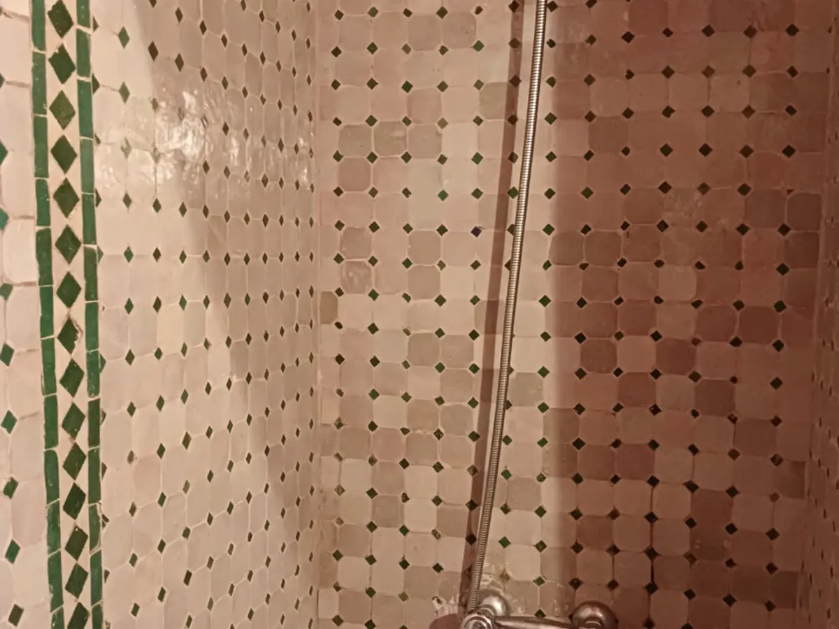 Douche mosaïque